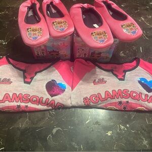 LOL Surprise Pink Pajama Set with Slippers and Surprise Set